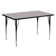 Goddard 24''W x 48''L Rectangular HP Laminate Activity Table - Adjustable Legs