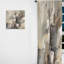 Abstract Design Shapes I - Rideau en velours moderne - obscurcissant - 1 panneau-107578784