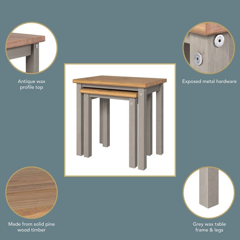 Lucian 2 Piece Nest of Tables