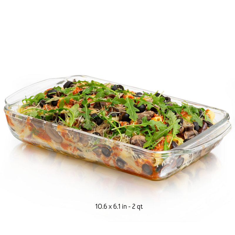 Baker's Basics Libbey 3-Piece Glass Casserole Baking Dish Set