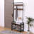 Hall Tree With Shoe Bench For Entryway, Entryway Bench With Coat Rack, 4-In-1, With 9 Removable Hooks, A Hanging Rod