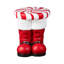 Tabouret ou table d'appoint 14,5 "H Christmas MGO Peppermint