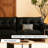 Black Faux Leather Modular Sofa cushion couch-800977095-800977094
