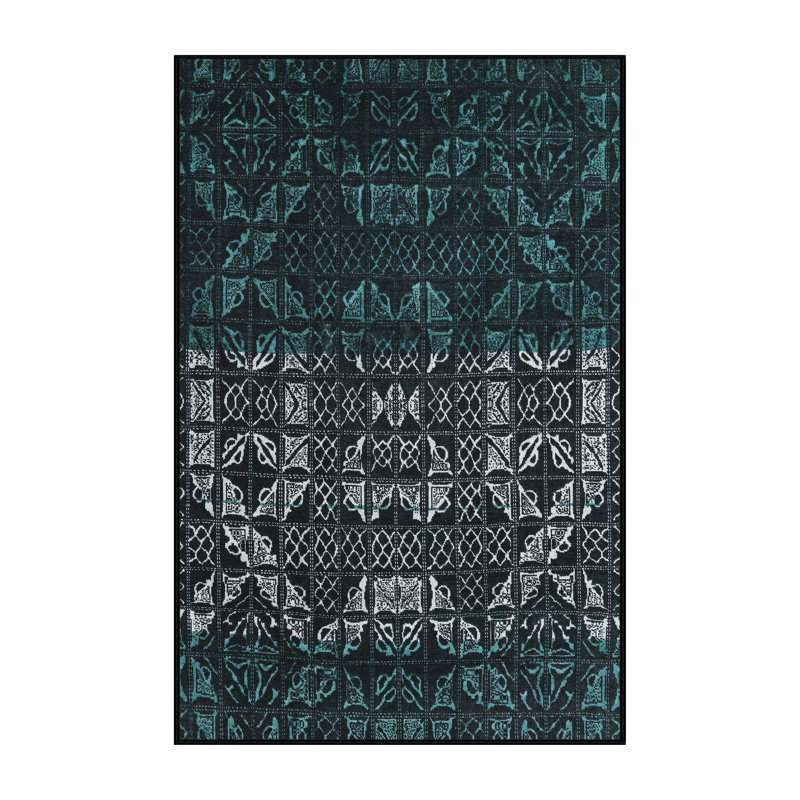 Abstract Indoor Rug, Rectangle 8' x 10'