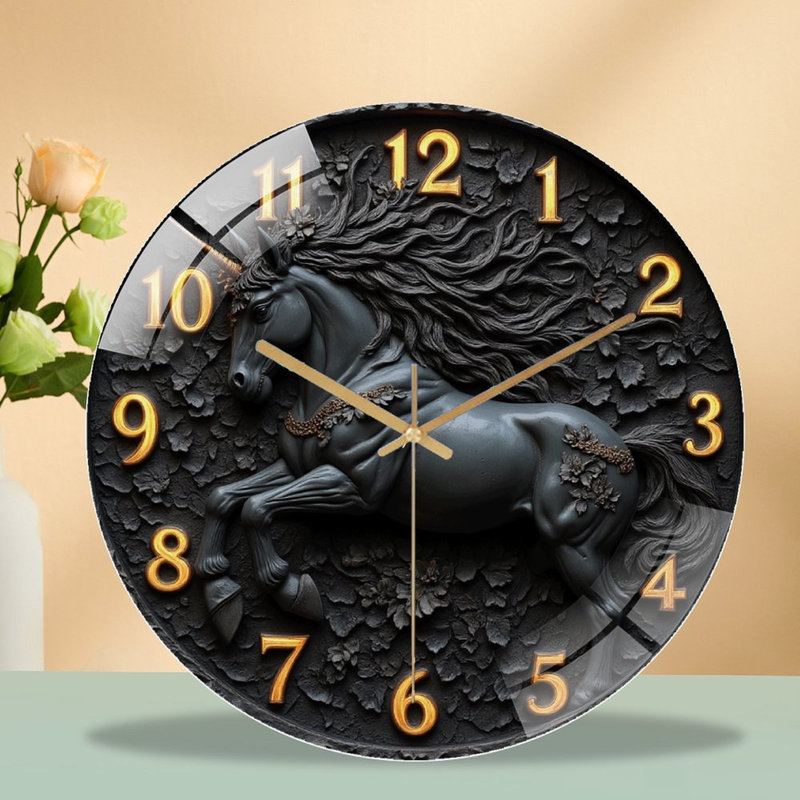 Horloge murale rétro 12 po