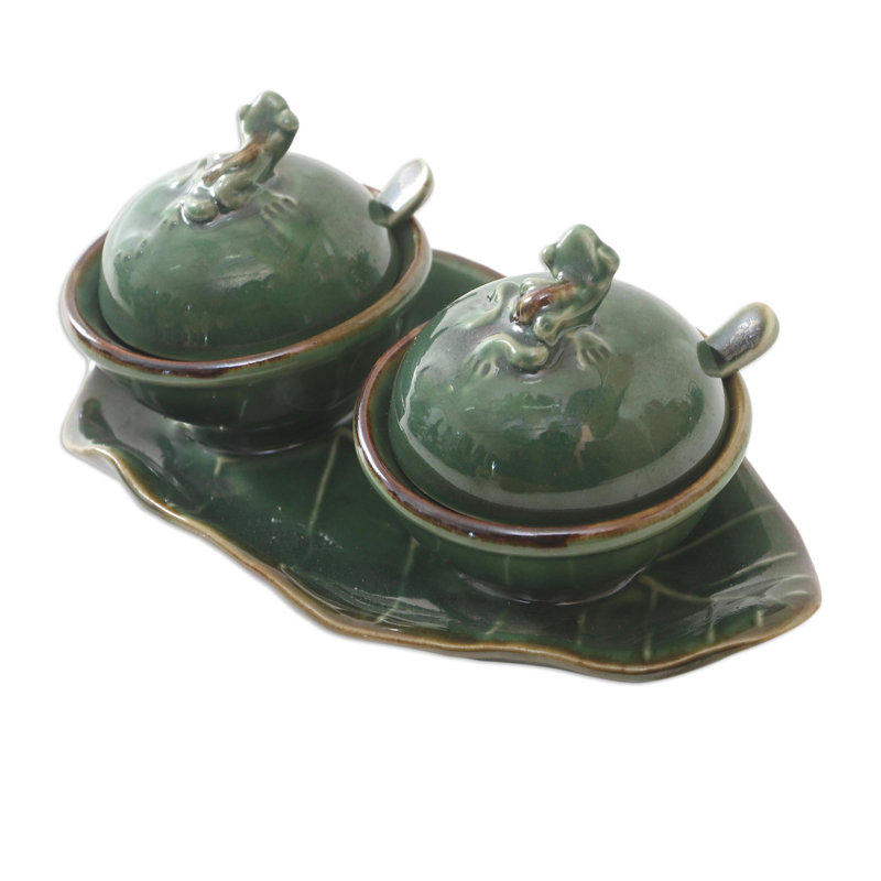 Ceramic Condiment Set