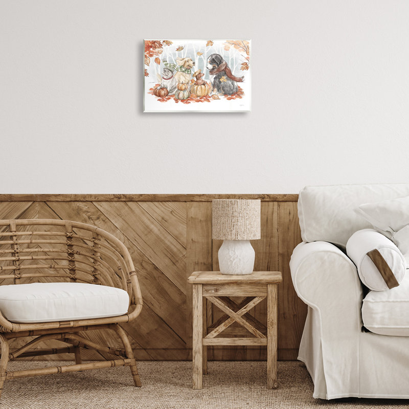 «Autumn Fun Dogs» par Mary Urban, H 10 po x l 15 po
