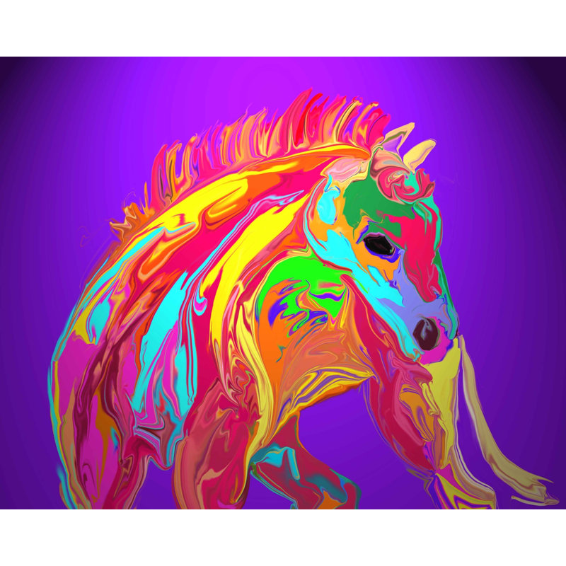 Animals Non-Wall Damaging Wall Decal, 38" H x 48" W