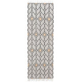 Ashes Geometric Area Rug in Gray/Beige