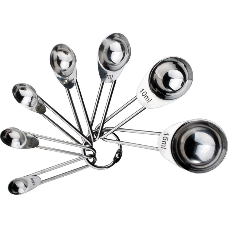 Cuisinox 7 Piece Stainless Steel Measuring Spoon Set