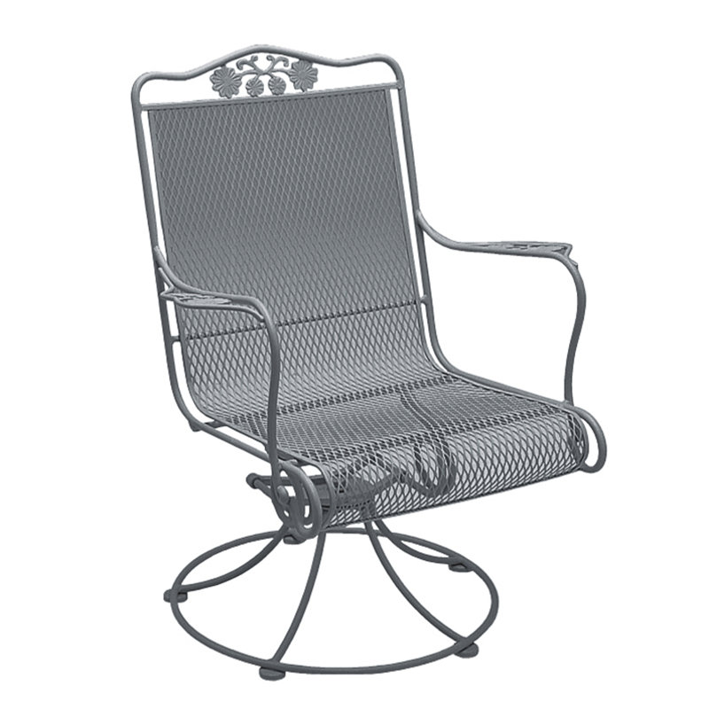 Briarwood Outdoor Rocker Chair, Canvas Navy, Textured Black