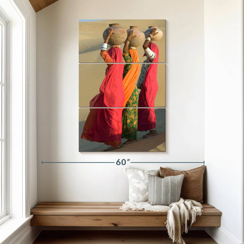 Leisha Desert Water Women, 50" H x 32" W