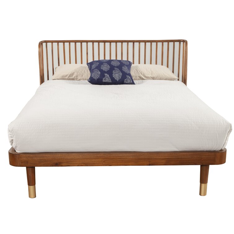 Twedt Solid Wood Panel Bed