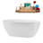 59.1 " L x 29.5 " W Mounting / Installation Required Soaking Acrylic Bathtub-95288383
