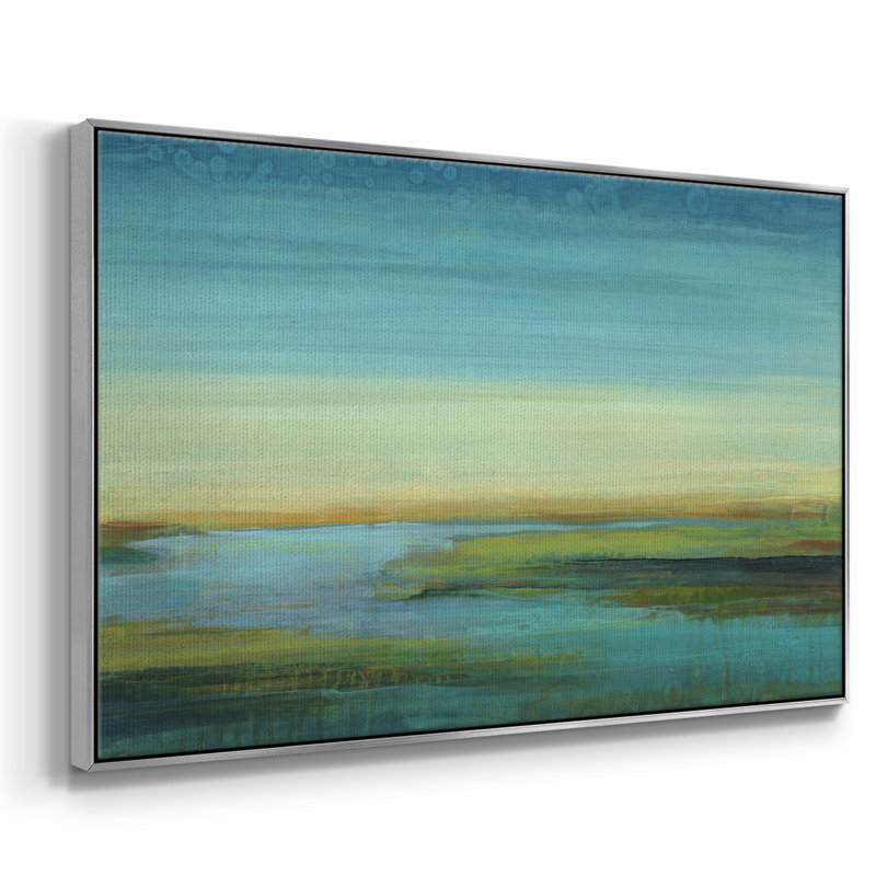 The Flow, reproduction d'art sur toile, H 27 po x l 41 po x P 2 po, Argent