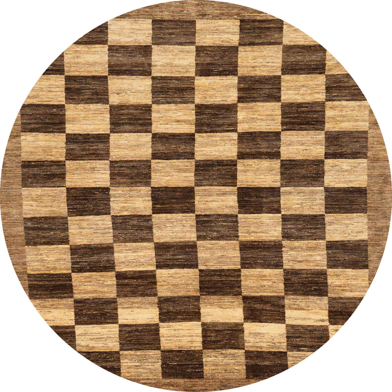 Attiya Abstract Indoor Rug, Round 6'