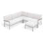 Travira Square Outdoor Ottoman Patio Ottoman-891187478