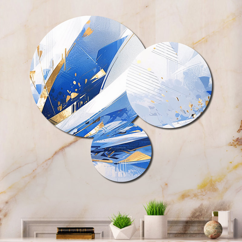 Abstract Wall Decor on Metal