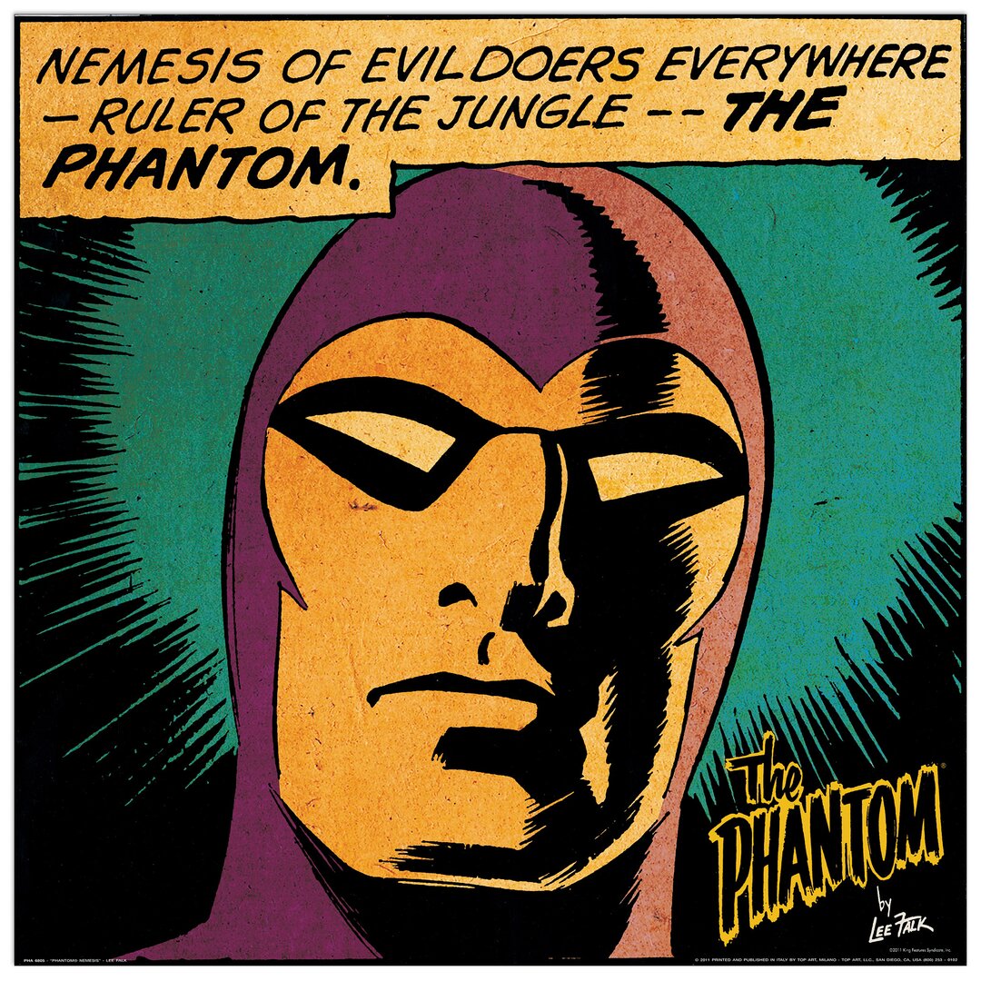 Paneel „Phantom Nemesis“ von Falk, Grafikdruck