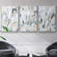 Blue Notes I - Ensemble de 3 cadres photo simples sur toile-97757189-97757190