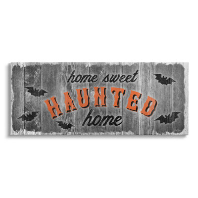 «Sweet Haunted Home Bats Sign», art mural par Natalie Carpentieri