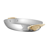 Mauviel M'cook B Oval Pan With Brass Handles