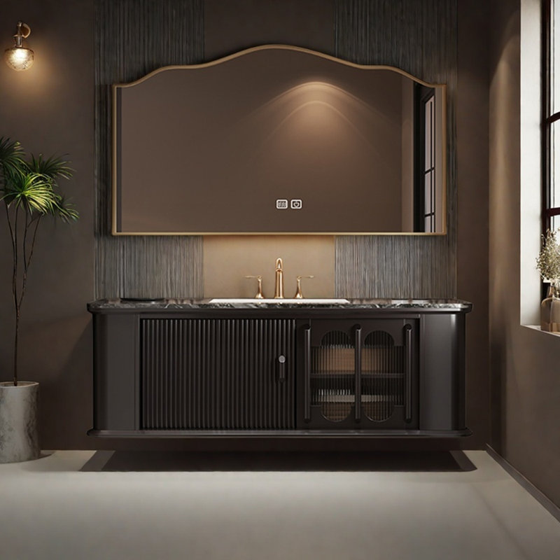 French high-end simple bathroom cabinet