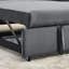 Causeuse-lit en velours avec lit escamotable Rubinder-653687683