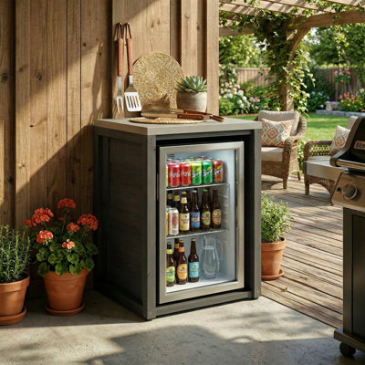 Armoire de réfrigérateur d'extérieur FUFU & GAGA