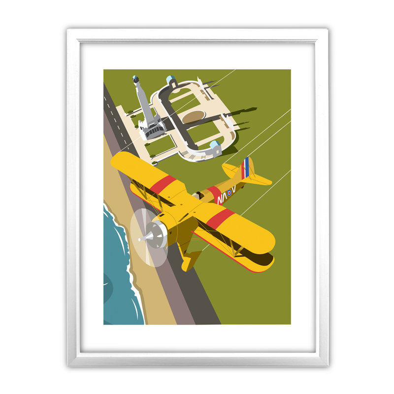 Dave Thompson - Single Picture Frame Print, White