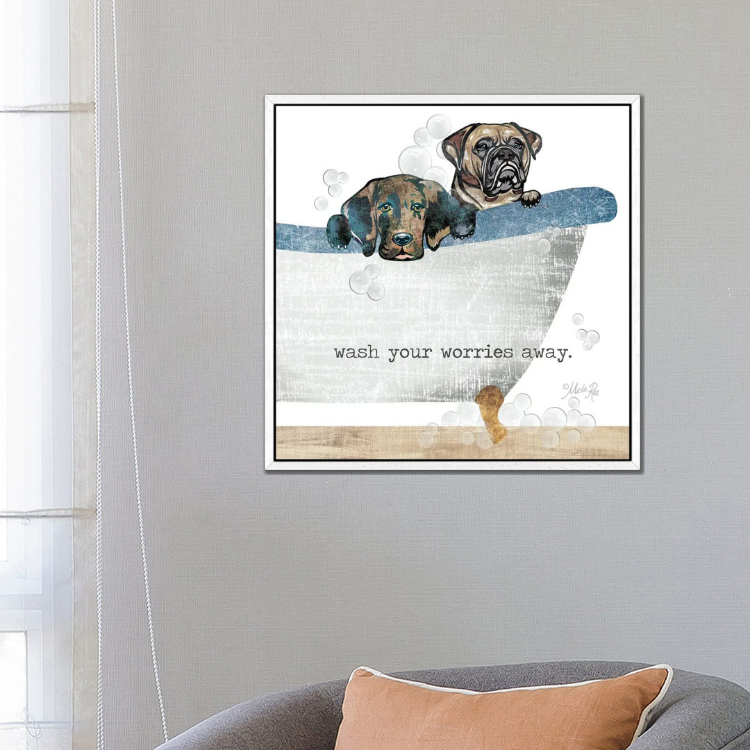 Wash Your Worries Away by Marla Rae - Print on Canvas