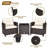2 - Person Patio Conversation Sets with Cushions-795416720