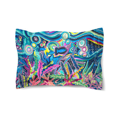 Underwater City Microfiber / Microsuede Pillow Sham