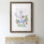 «Sketchy Bath III» - peinture encadrée-1965438916-1965438917