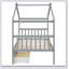 Wooden House Bed With Drawers-1272232012-1272232009