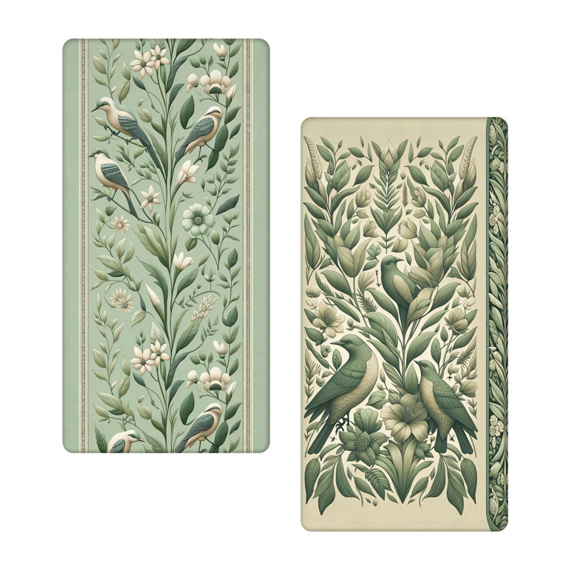 Ensemble de draps-housse Ambesonne Birds and Nature, Drap-housse de taille simple