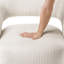 Chaise pivotante en velours côtelé beige - option élégante, fabrication en bois massif, espace de sièges confortable, décoration intérieure moderne, option-1996183220