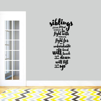 Text & Numbers Non-Wall Damaging