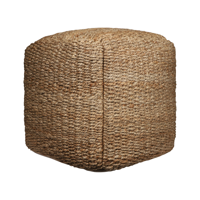 Nora 18" Wide Square Pouf Ottoman