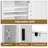 67" Tall Storage Cabinet with 2 Doors & 1 Drawer-91217013