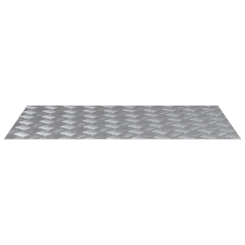 Aluminium Stair Treads Rectangular, Silver, Rectangle 50cm x 80cm