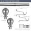 Tringle de rideau simple en plastique réglable-28892798-28892799