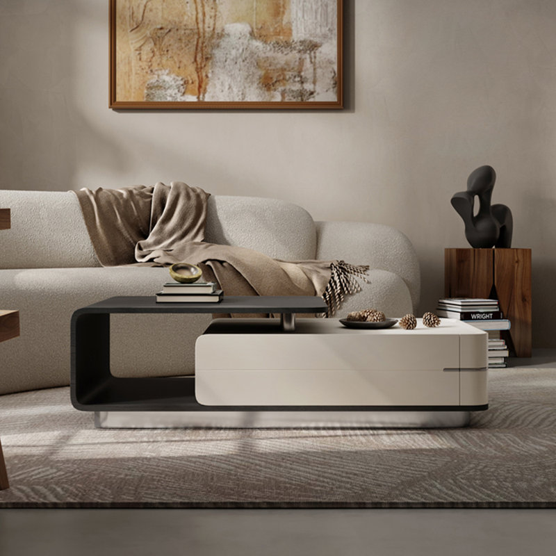 Table basse en ardoise minimaliste italienne