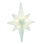 Battery Operated Iridescent Swirl LED Bethlehem Star Tree Topper