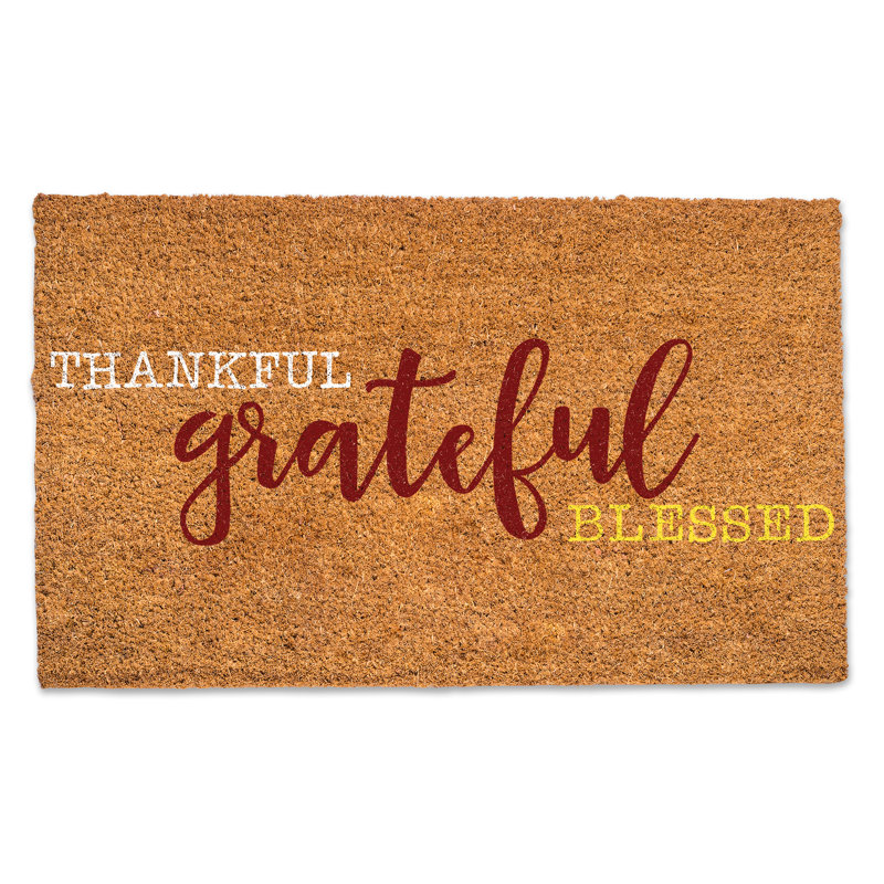 Tapis de porte Thankful Grateful