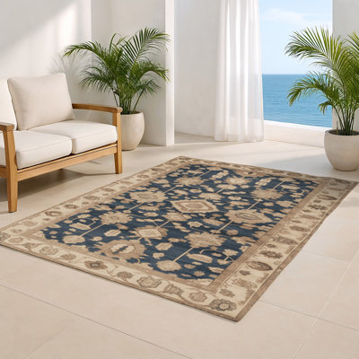 Tapis intérieur et extérieur brun Overdyed