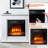 Pugmire 17.8'' W Metal Electric Fireplace