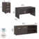 Office 500 Collection 3 Piece Rectangular 60W Computer Desk Office Set