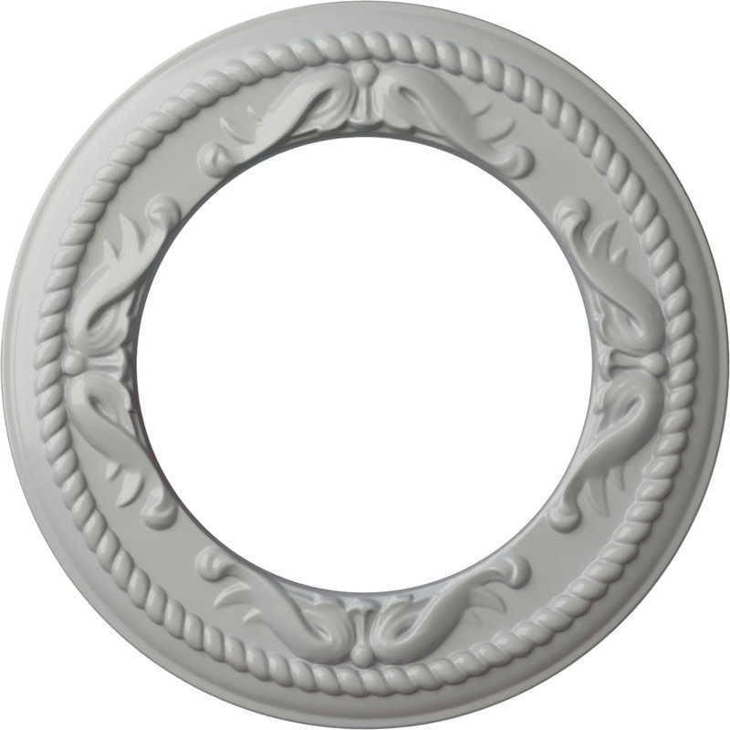 Médaillon de plafond Medur Endurathane, Givré