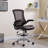 Modway Attainment Vinyl Drafting Chair - Drafting Stool With Flip-Up Arm-30609359